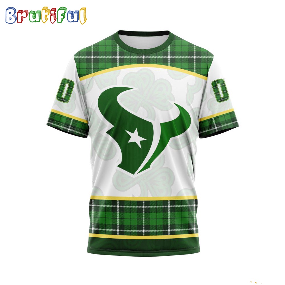 NFL Houston Texans T-Shirt Special Design For St Patrick Day