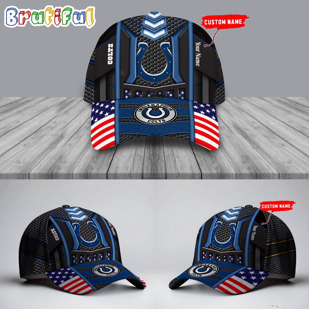 NFL Indianapolis Colts America Flag Cap, America Flag Football Cap