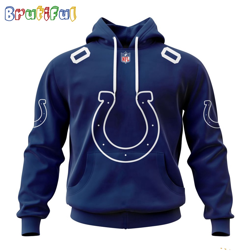 NFL Indianapolis Colts Hoodie 2024 Personalized Name And Number Unisex Hoodie