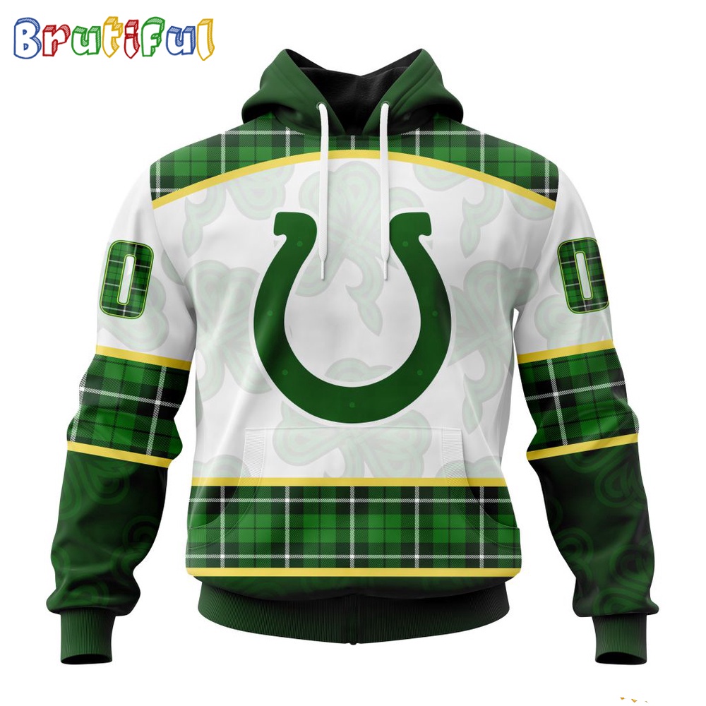 NFL Indianapolis Colts Hoodie Special Design 3D Hoodie St Patrick Day