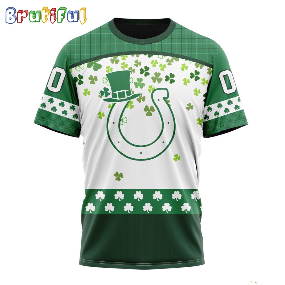 NFL Indianapolis Colts T-Shirt Special Design T-Shirt St Patrick Day