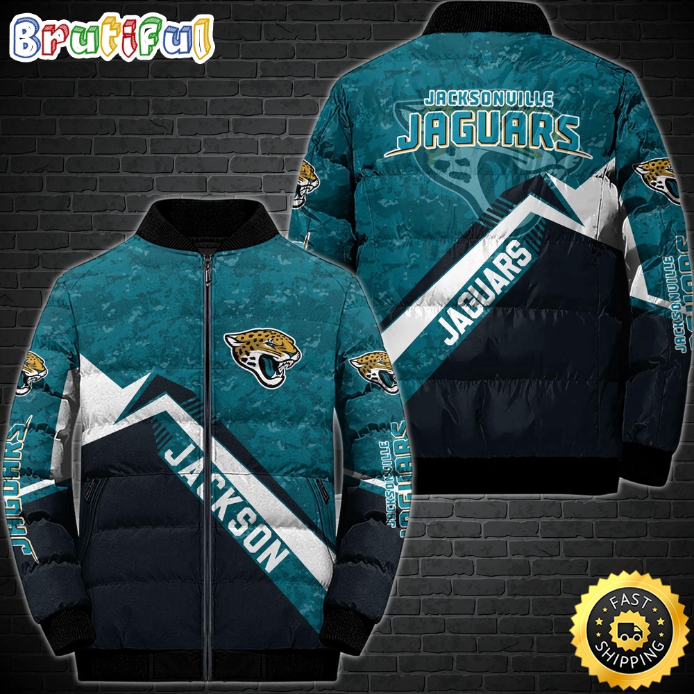 NFL Jacksonville Jaguars Puffer Jacket Customized Sport Down Jacket