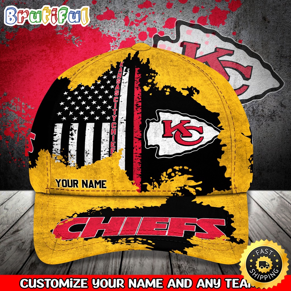 NFL Kansas City Chiefs Baseball Cap Custom Cap Sport