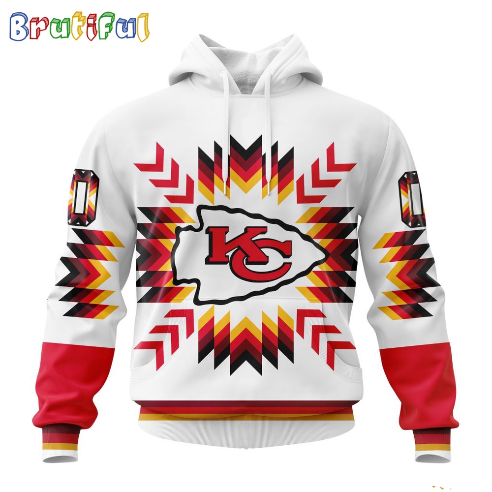 NFL Kansas City Chiefs Hoodie Special Design With Native Pattern