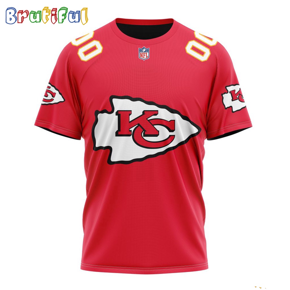 NFL Kansas City Chiefs T-Shirt 2024 Personalized Name And Number Unisex T-Shirt