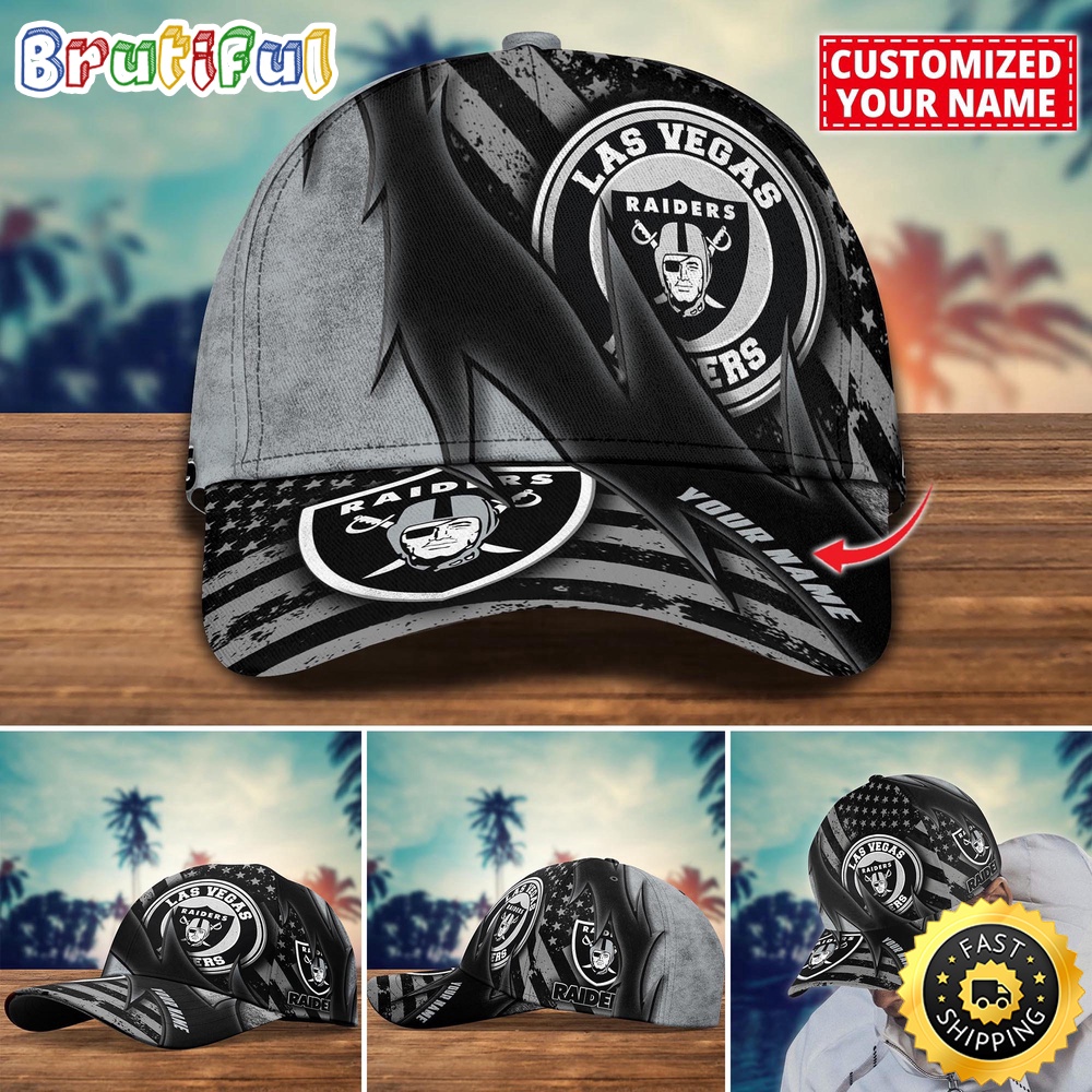 NFL Las Vegas Raiders Baseball Cap Custom Football Hat For Fans