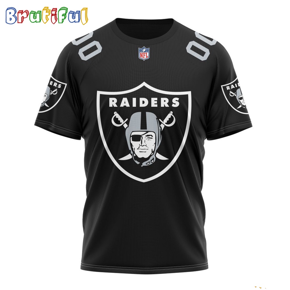NFL Las Vegas Raiders T-Shirt 2024 Personalized Name And Number Unisex T-Shirt