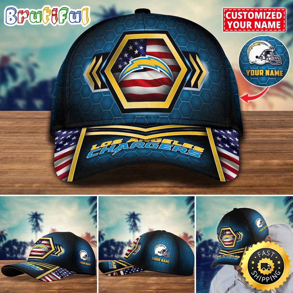 NFL Los Angeles Chargers Baseball Cap Best Trending Custom Name Cap
