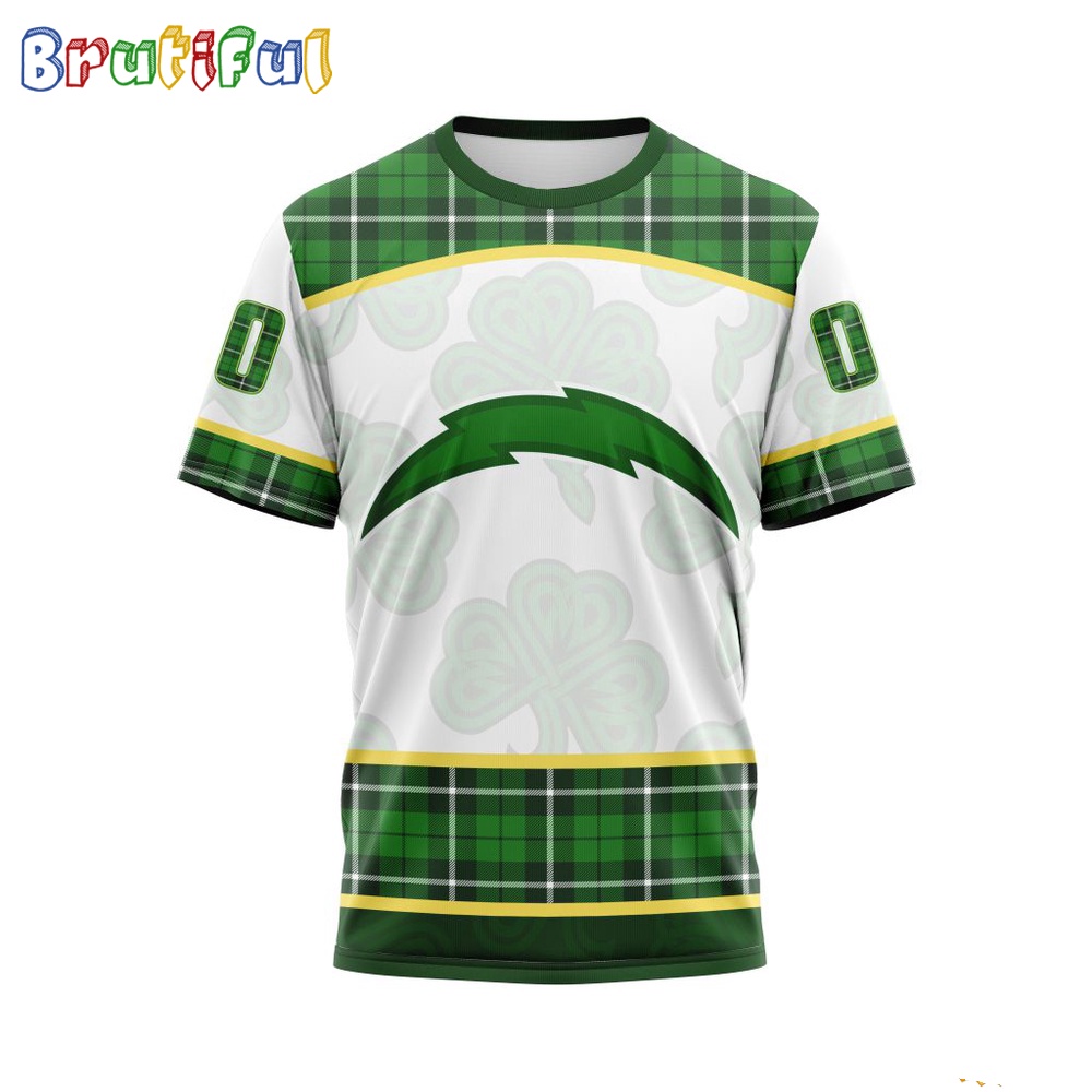 NFL Los Angeles Chargers T-Shirt Special Design For St Patrick Day
