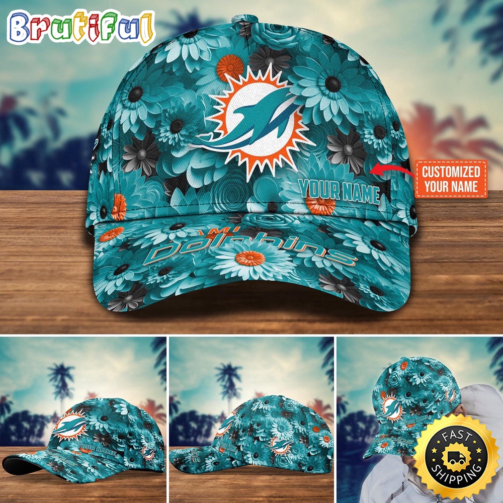NFL Miami Dolphins Baseball Cap Customized Cap Hot Trending