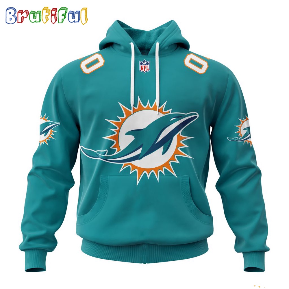 NFL Miami Dolphins Hoodie 2024 Personalized Name And Number Unisex Hoodie