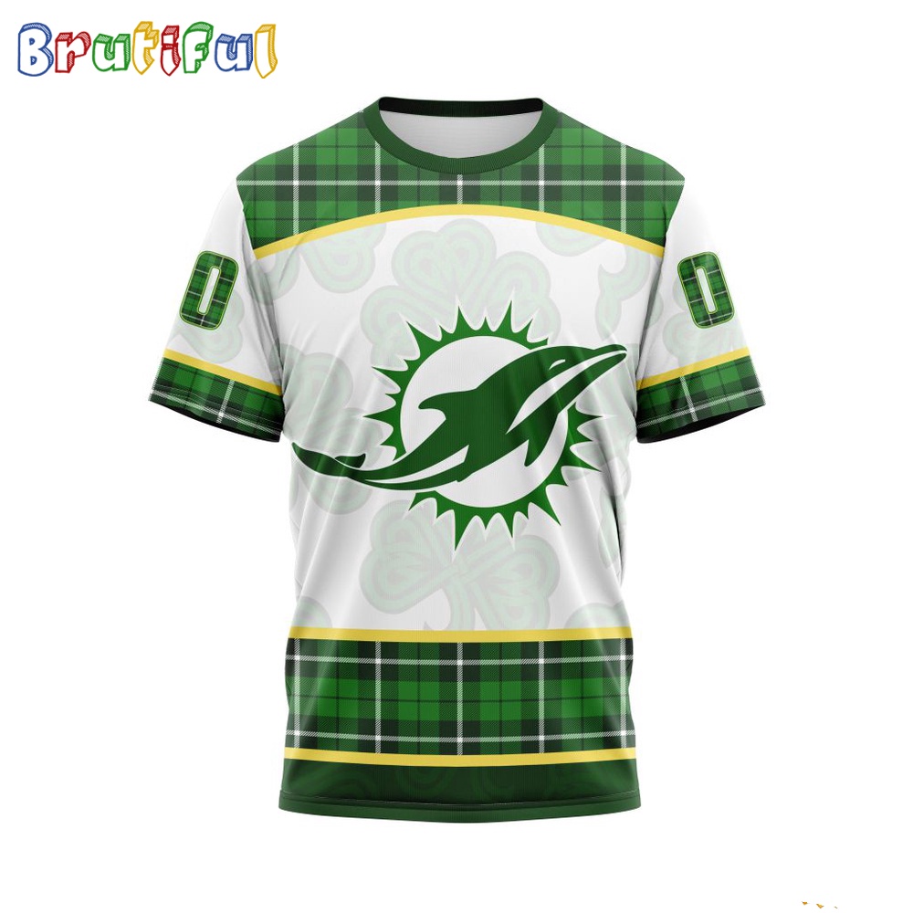 NFL Miami Dolphins T-Shirt Special Design For St Patrick Day