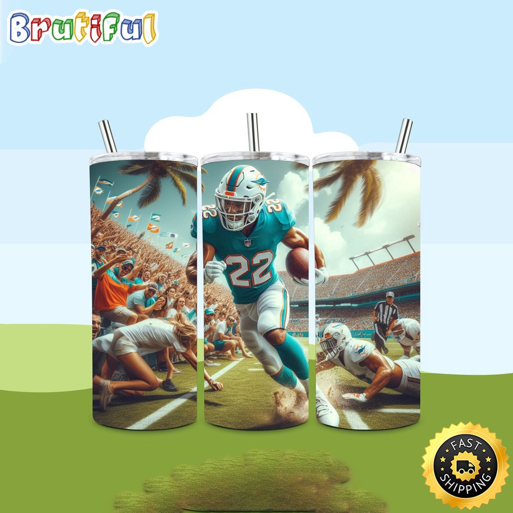 NFL Miami Dolphins Tumbler Skinny Tumbler For Fans