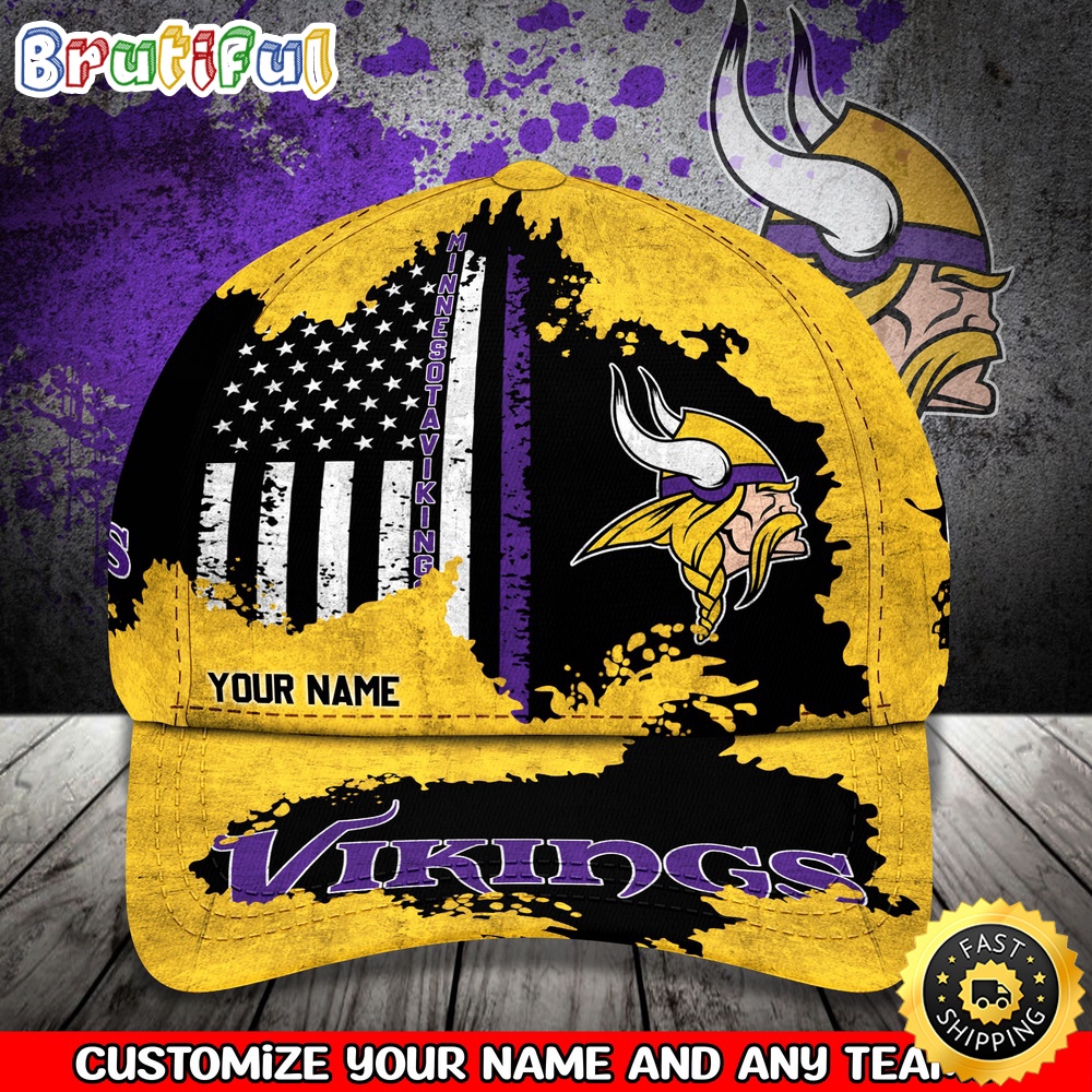 NFL Minnesota Vikings Baseball Cap Custom Cap Sport