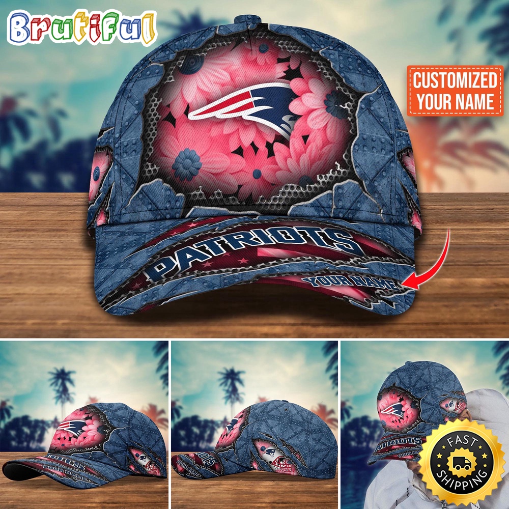 NFL New England Patriots Baseball Cap Custom Cap Trending For Fans