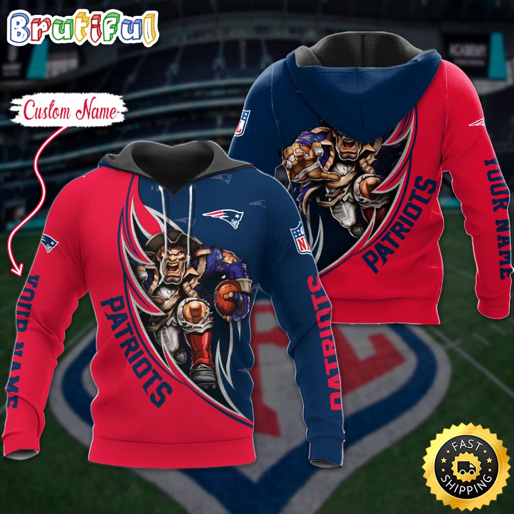 NFL New England Patriots Hoodie Damn Right Sport Hoodie