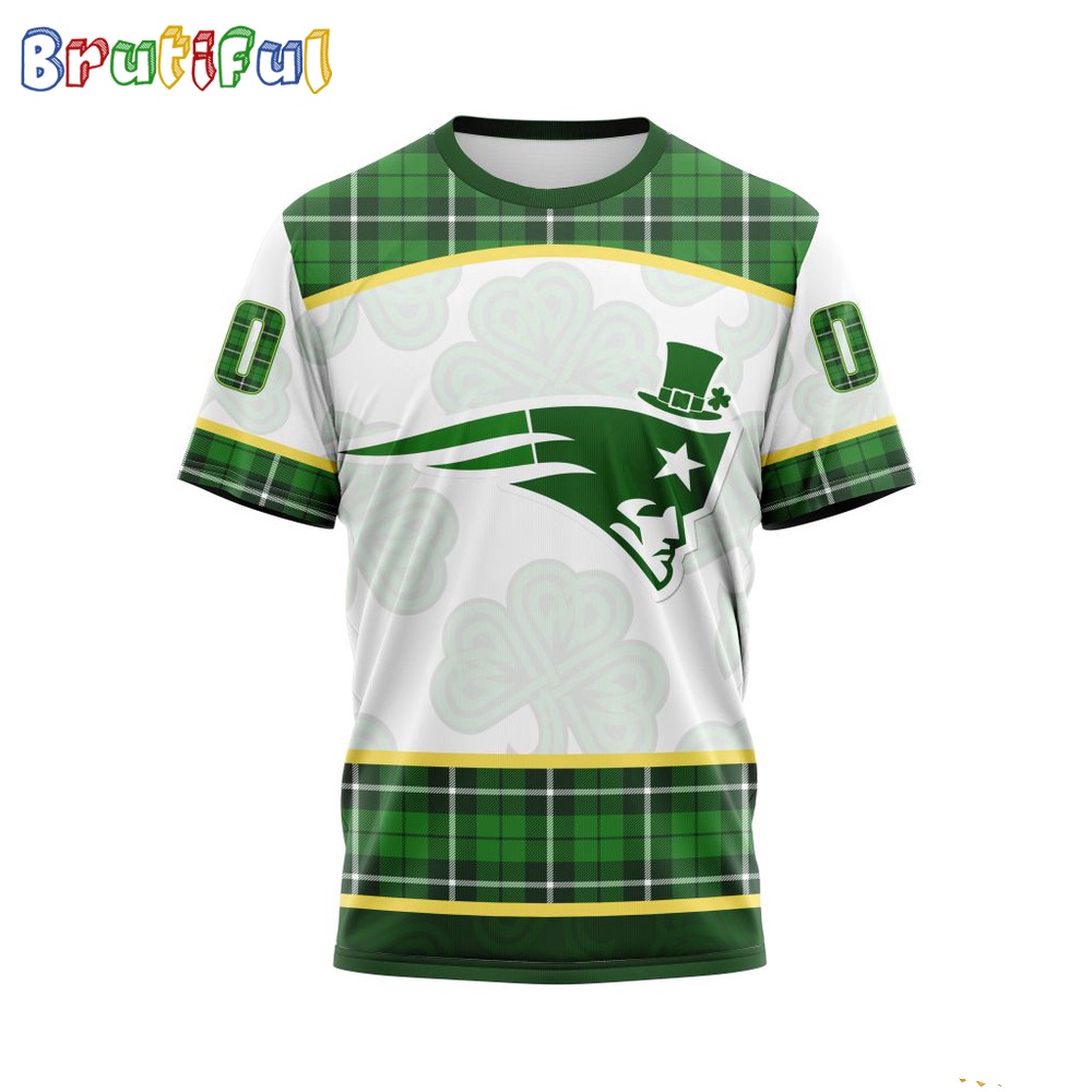 NFL New England Patriots T-Shirt Special Design For St Patrick Day