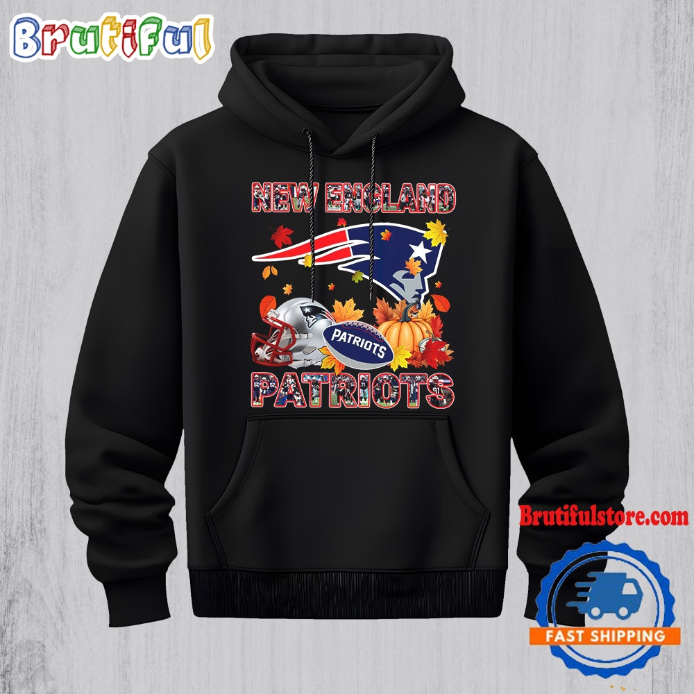 NFL New England Patriots Team Player Graphics Autumn Hoodie Shirt
