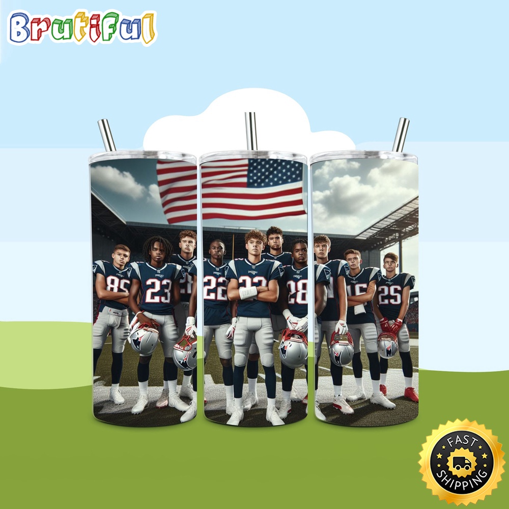 NFL New England Patriots Tumbler Skinny Tumbler For Fans