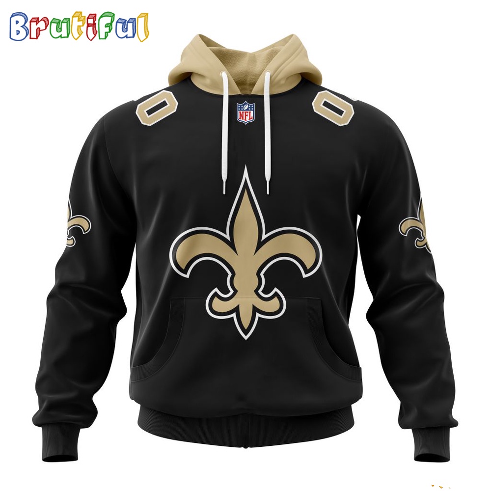 NFL New Orleans Saints Hoodie 2024 Personalized Name And Number Unisex Hoodie