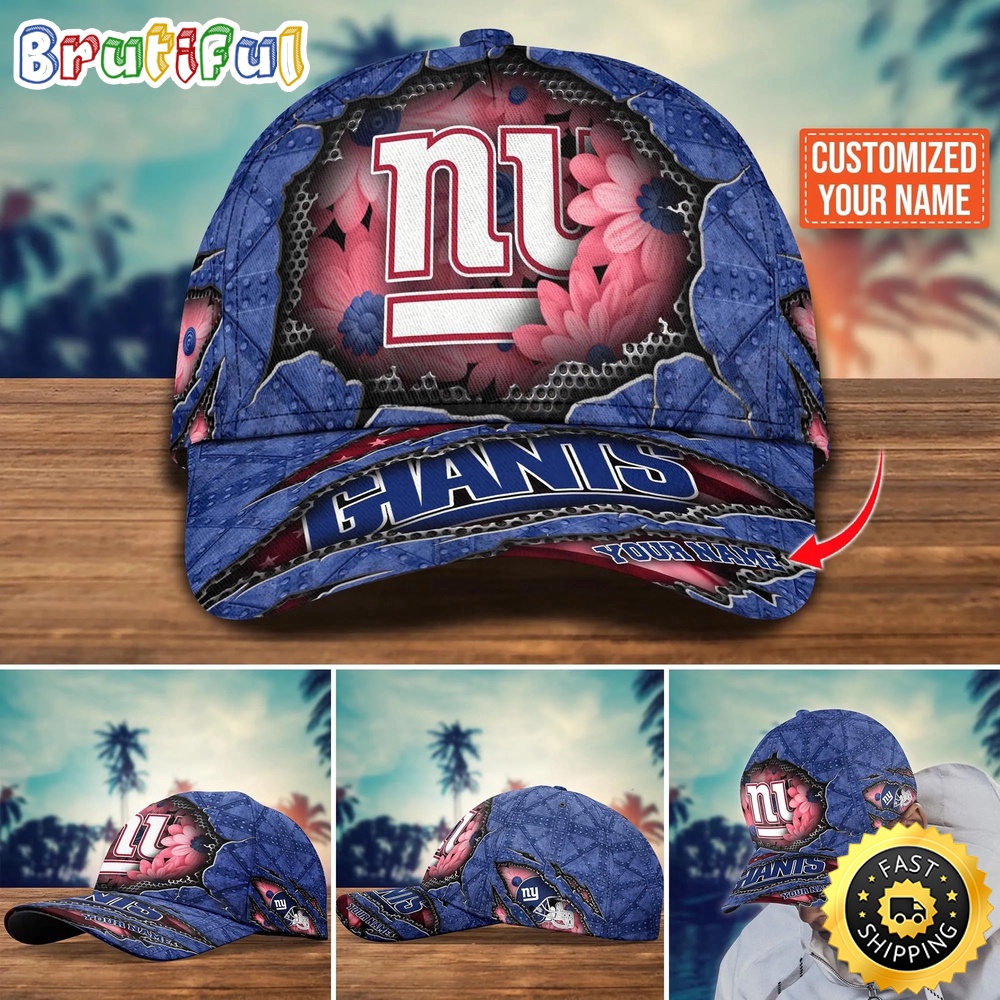 NFL New York Giants Baseball Cap Custom Cap Trending For Fans