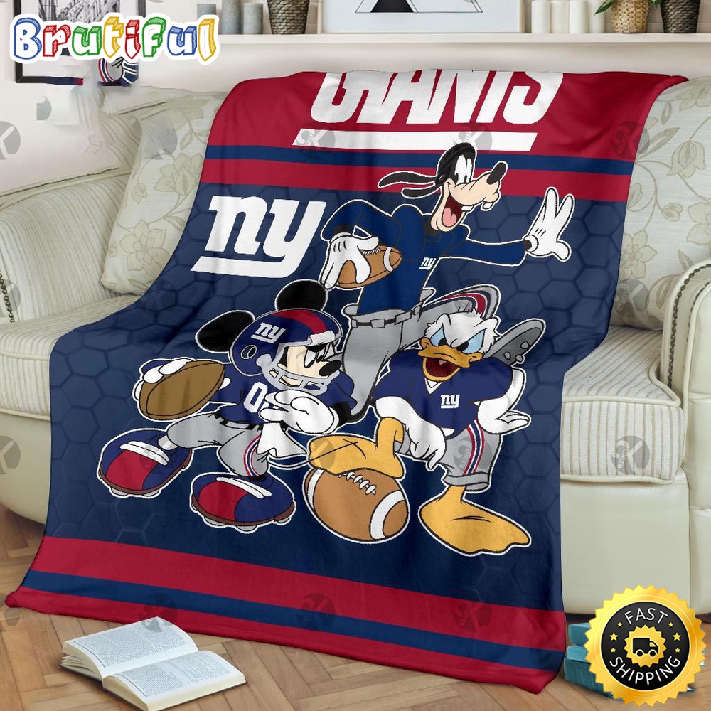 NFL New York Giants Blanket Mickey Mouse Blanket
