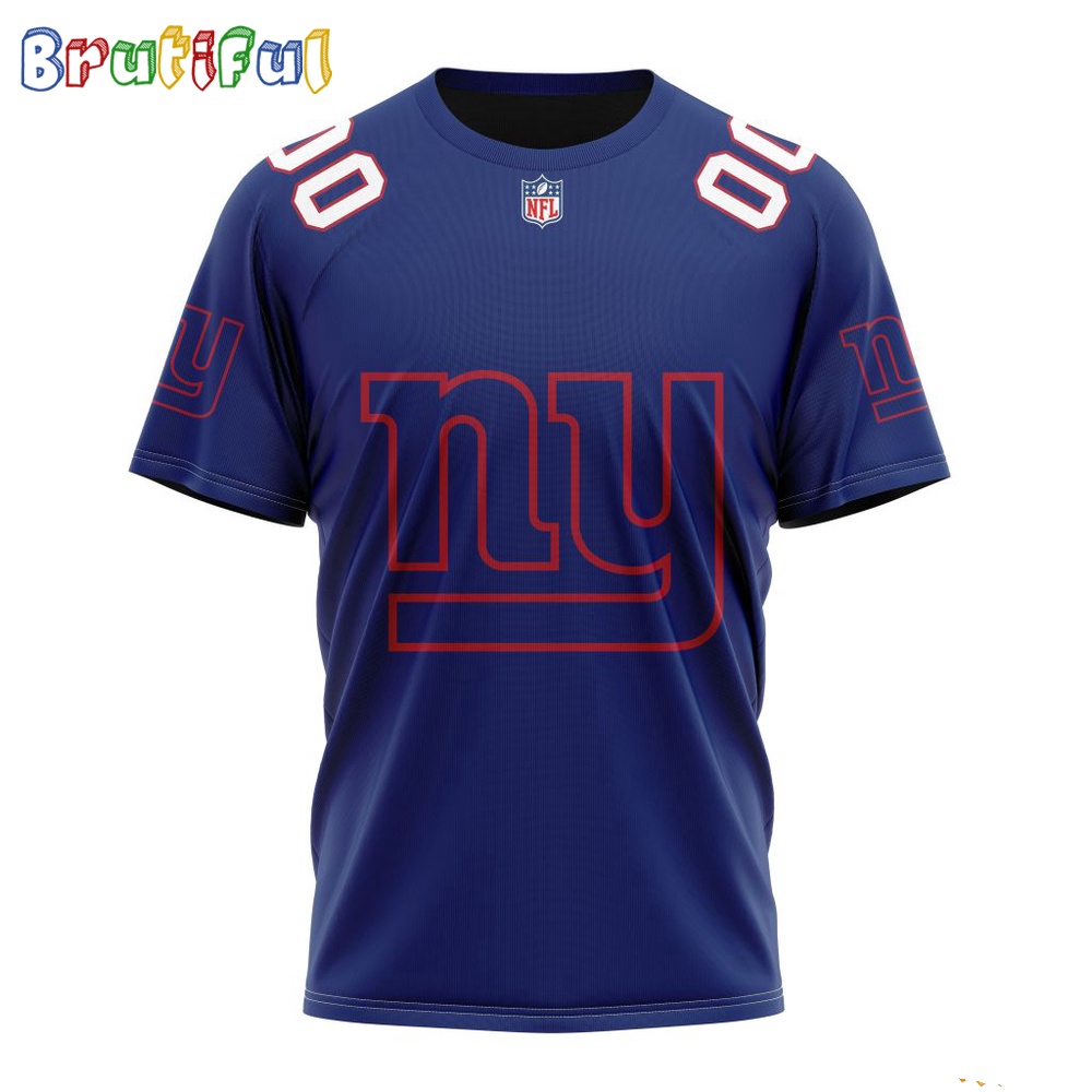 NFL New York Giants T-Shirt 2024 Personalized Name And Number Unisex T-Shirt