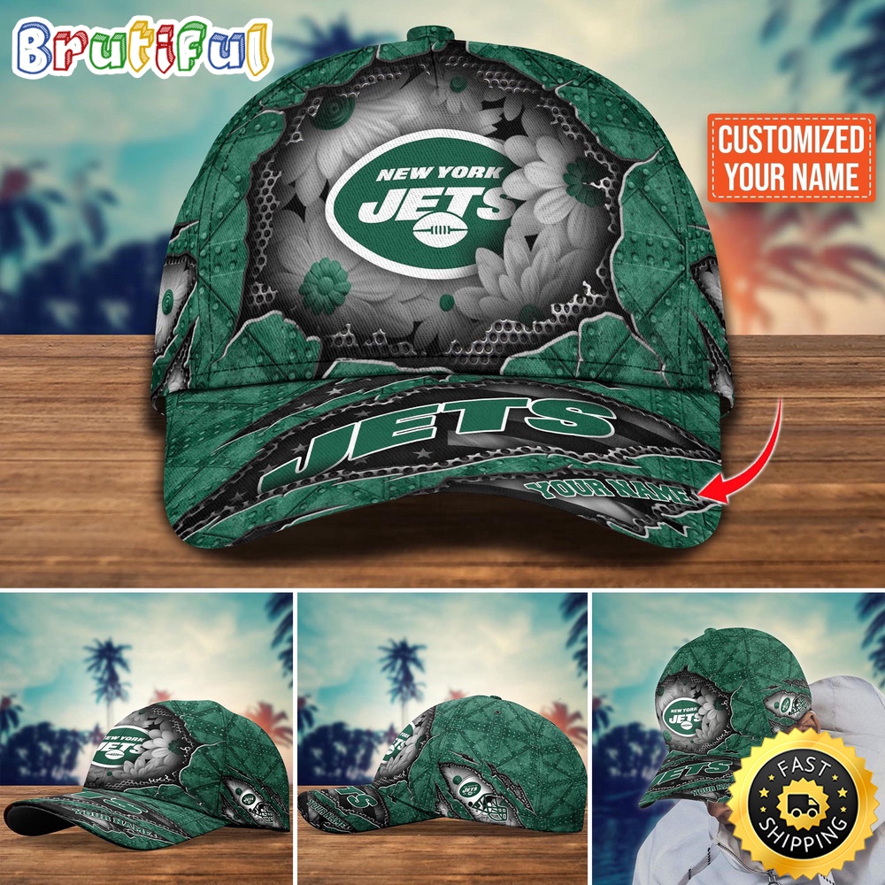 NFL New York Jets Baseball Cap Custom Cap Trending For Fans