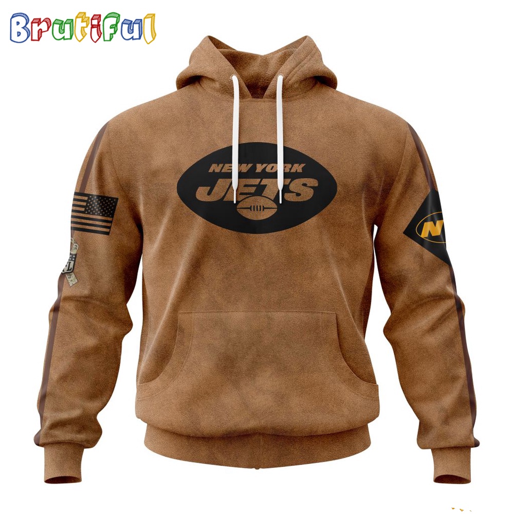 NFL New York Jets Hoodie Special Salute To Service For Veterans Day Full Printed Hoodie