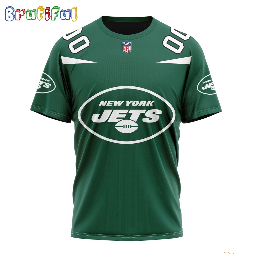 NFL New York Jets T-Shirt 2024 Personalized Name And Number Unisex T-Shirt