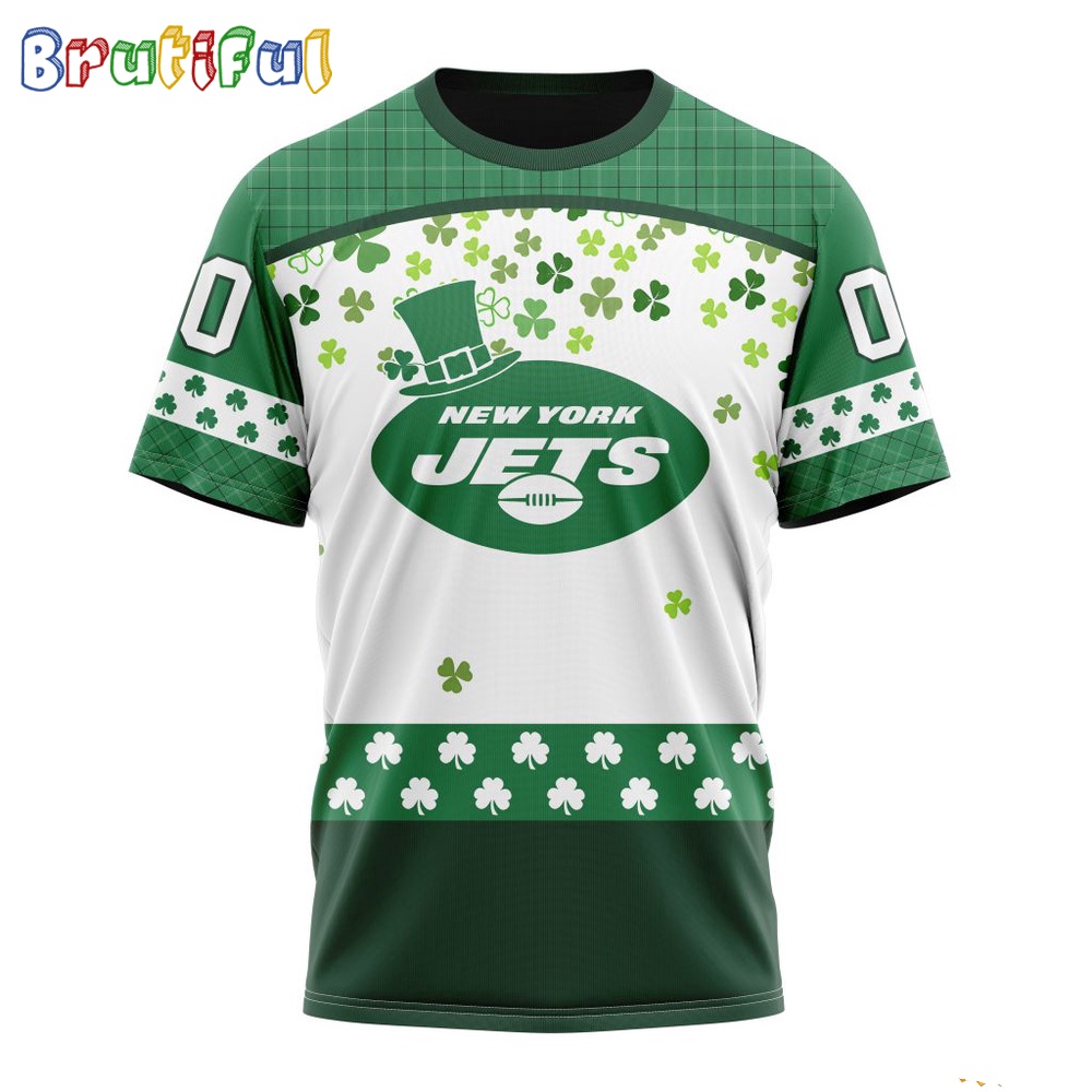 NFL New York Jets T-Shirt Special Design T-Shirt St Patrick Day