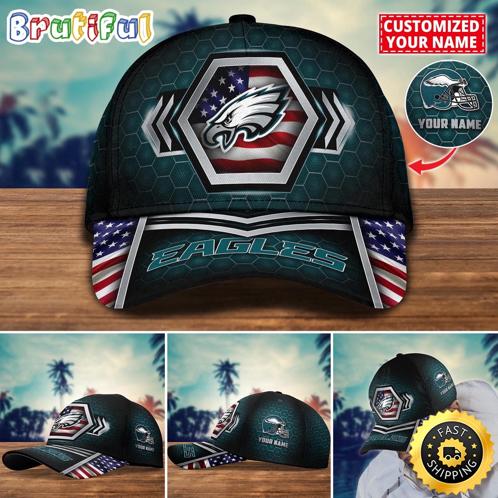 NFL Philadelphia Eagles Baseball Cap Best Trending Custom Name Cap