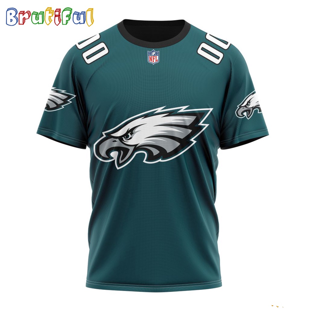 NFL Philadelphia Eagles T-Shirt 2024 Personalized Name And Number Unisex T-Shirt