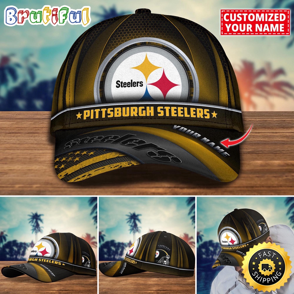NFL Pittsburgh Steelers Baseball Cap Custom Football Cap For Fans