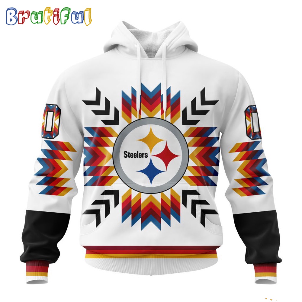 NFL Pittsburgh Steelers Hoodie Special Design With Native Pattern