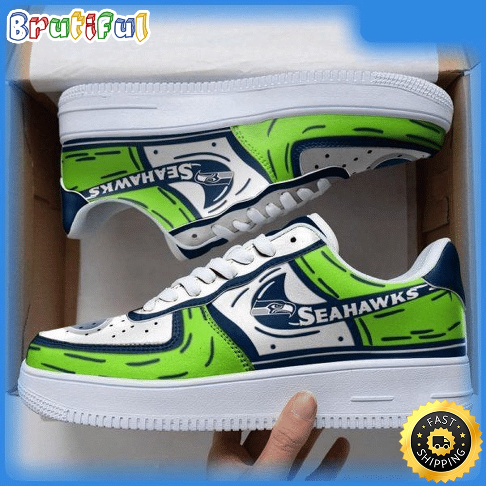 NFL Seattle Seahawks Air Force 1 Shoes Sneaker Trending For Fans