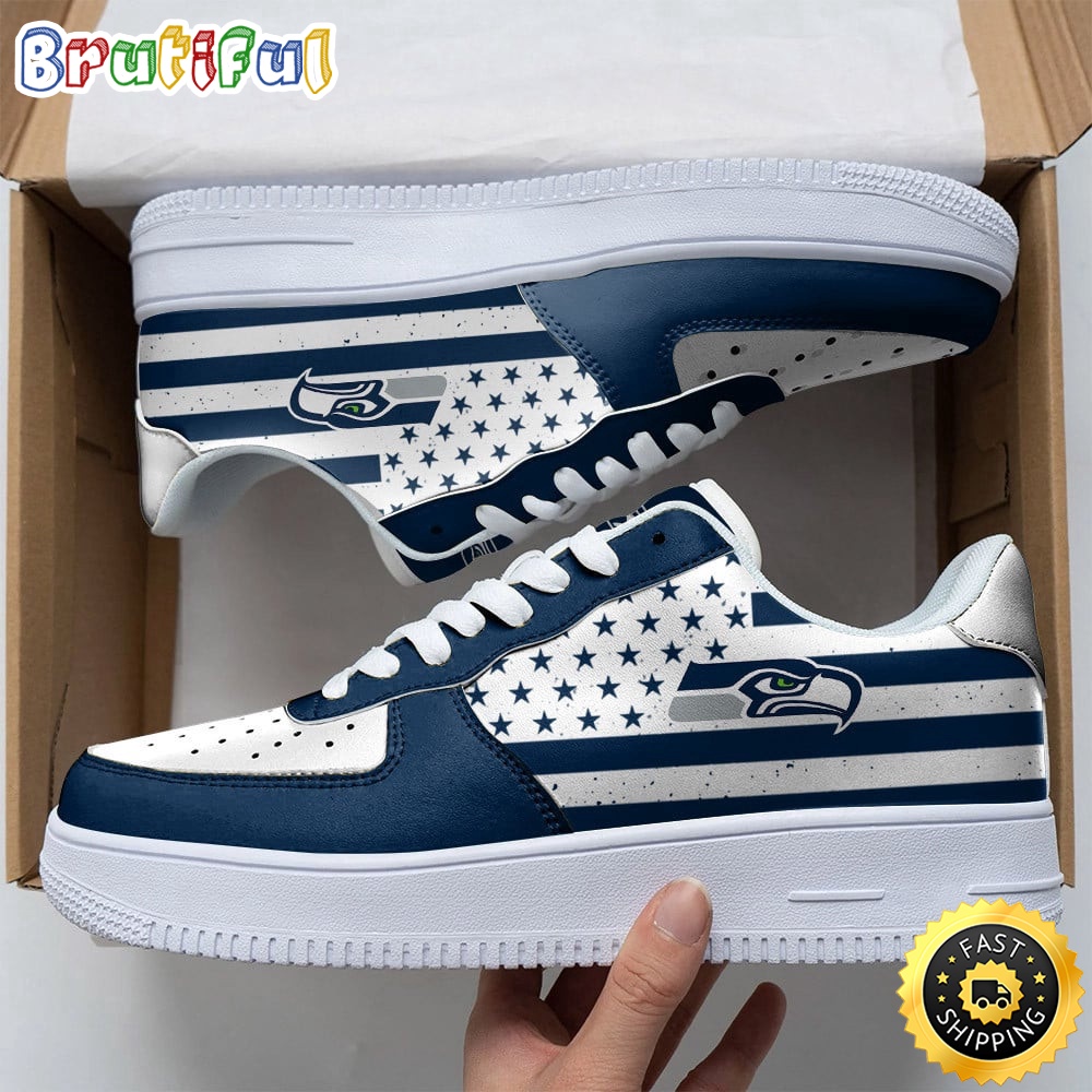 NFL Seattle Seahawks Air Force 1 Shoes Urban Streetwear Shoes