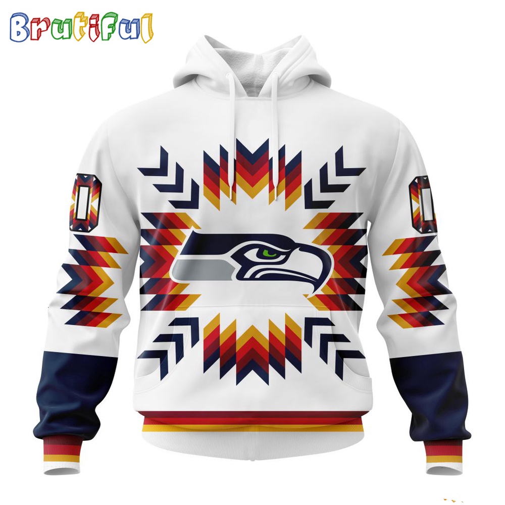 NFL Seattle Seahawks Hoodie Special Design With Native Pattern