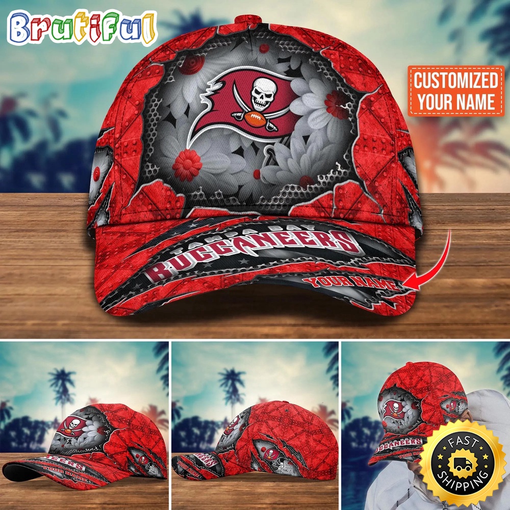 NFL Tampa Bay Buccaneers Baseball Cap Custom Cap Trending For Fans