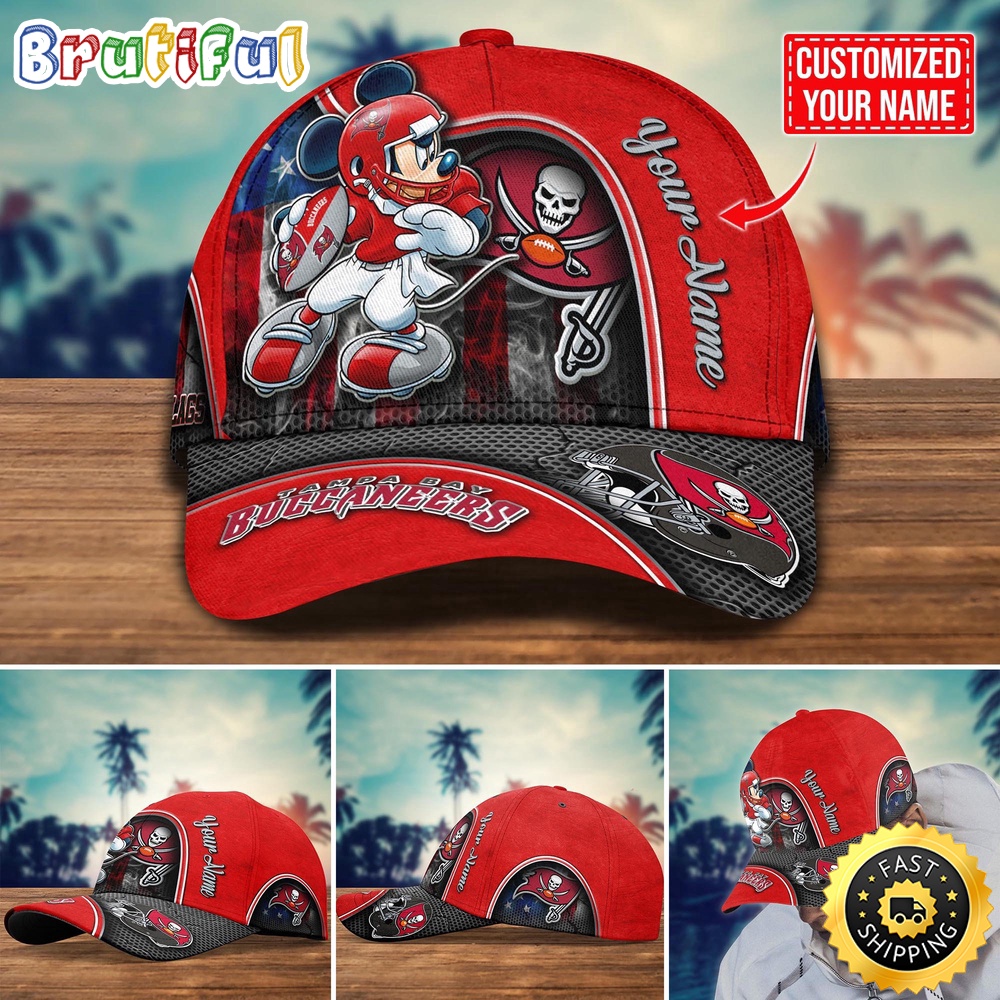 NFL Tampa Bay Buccaneers Baseball Cap Mickey Cap Trending Custom Cap