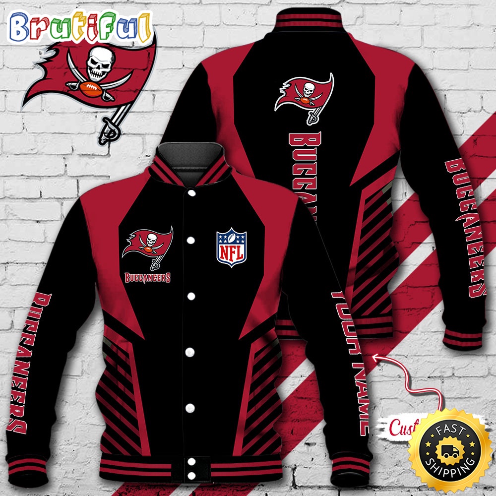 NFL Tampa Bay Buccaneers Baseball Jacket Football Sports Jacket