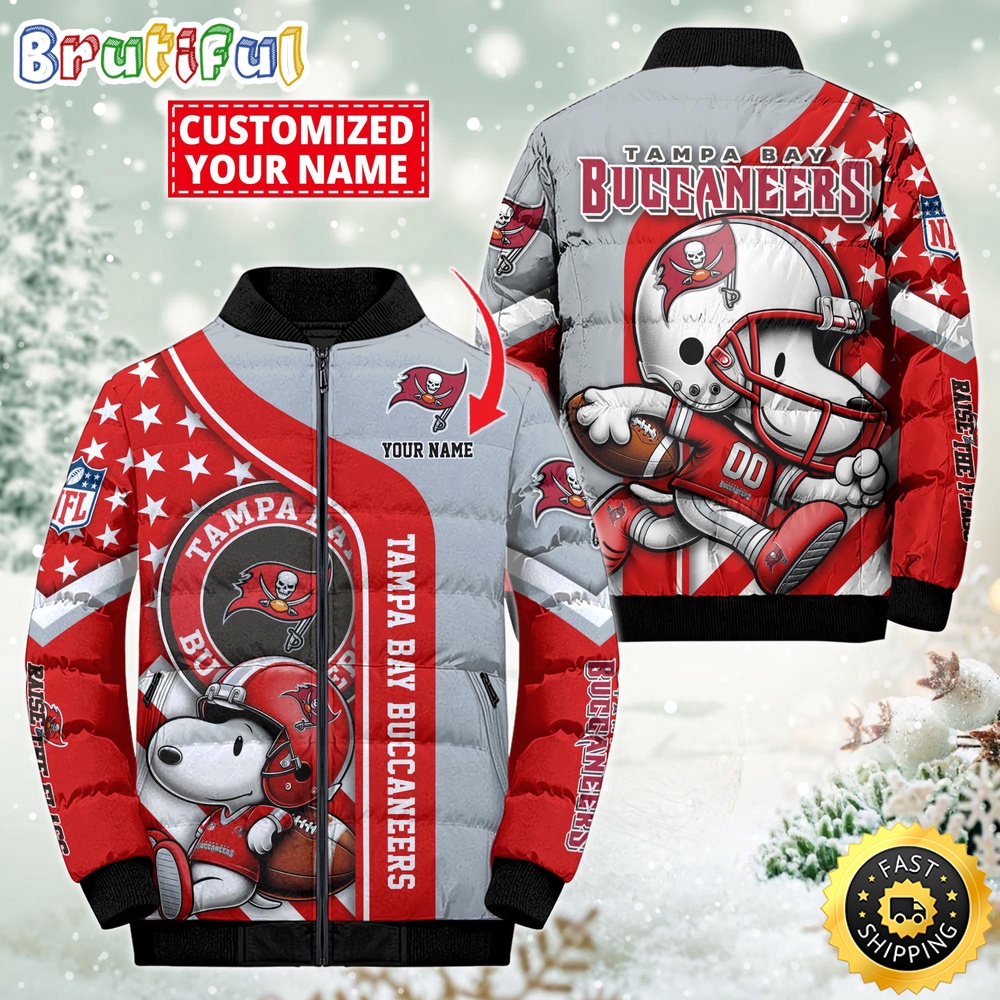 NFL Tampa Bay Buccaneers Puffer Jacket Snooby Customized Jacket