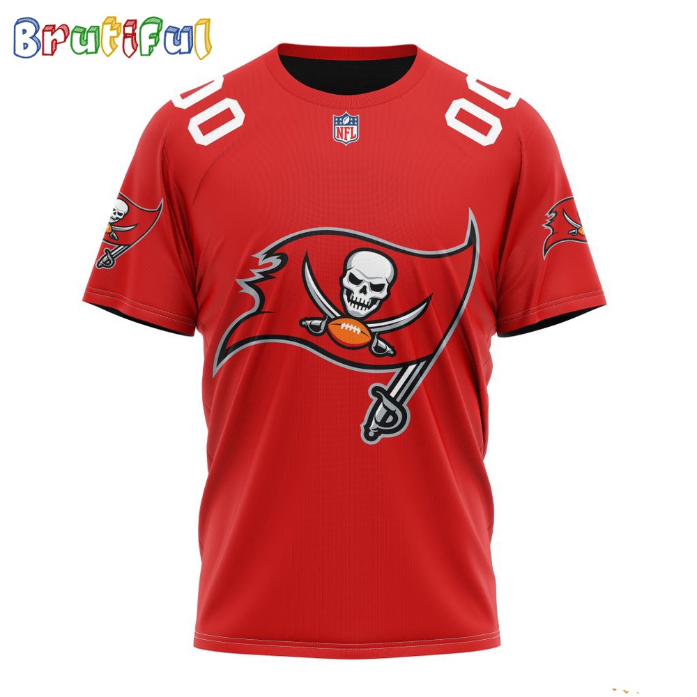 NFL Tampa Bay Buccaneers T-Shirt 2024 Personalized Name And Number Unisex T-Shirt
