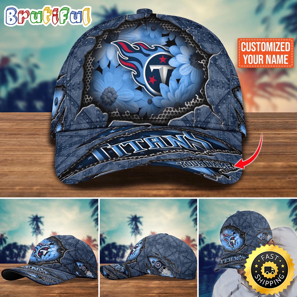 NFL Tennessee Titans Baseball Cap Custom Cap Trending For Fans
