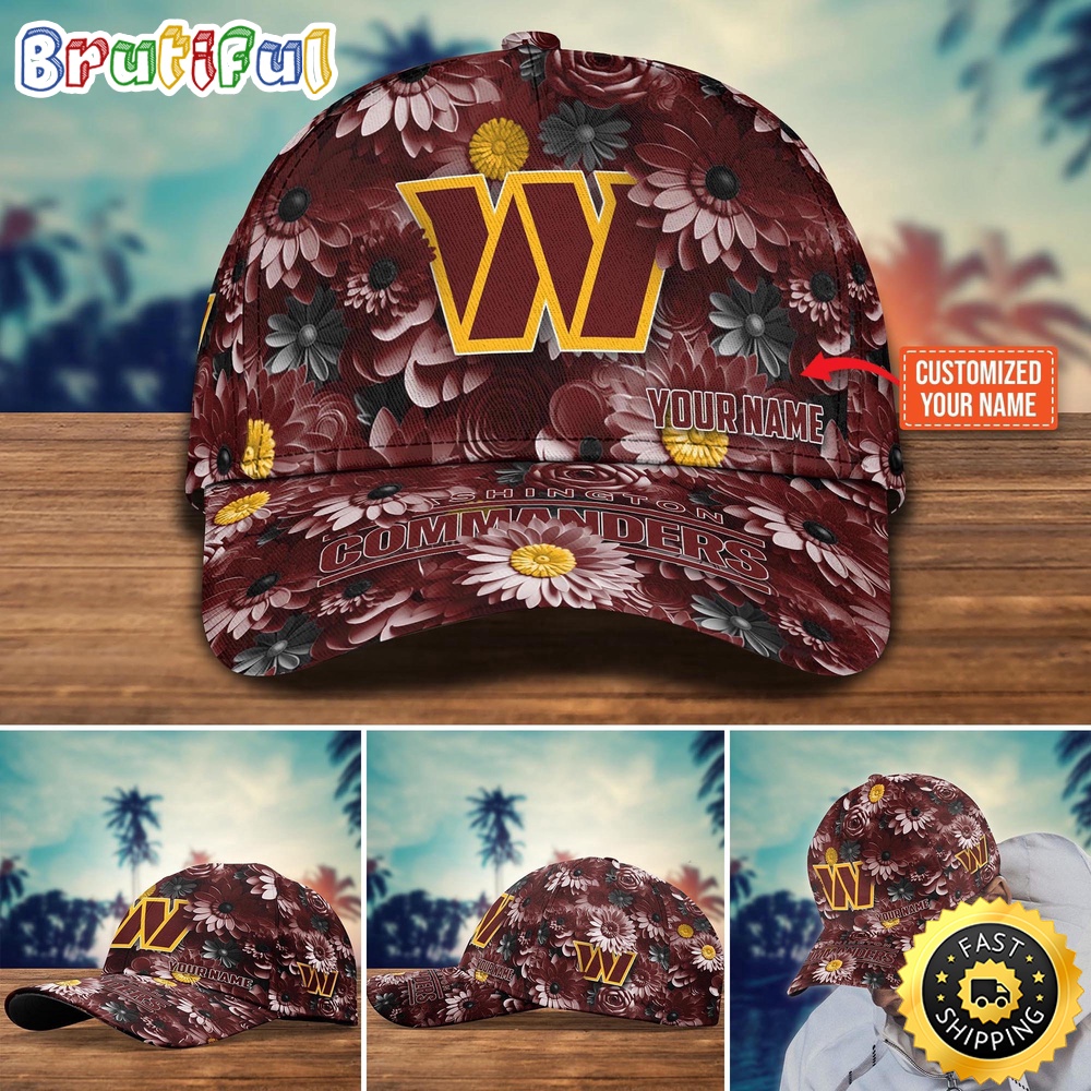 NFL Washington Commanders Baseball Cap Customized Cap Hot Trending