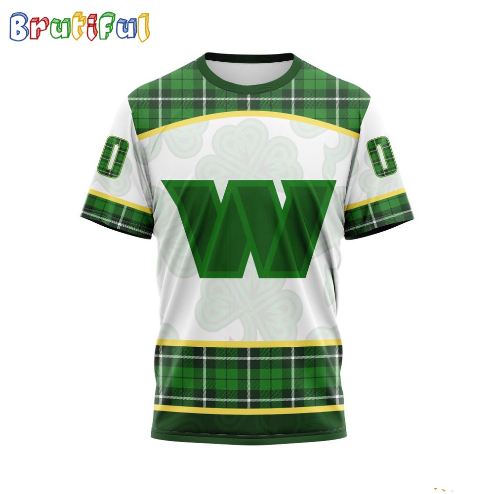 NFL Washington Commanders T-Shirt Special Design For St Patrick Day