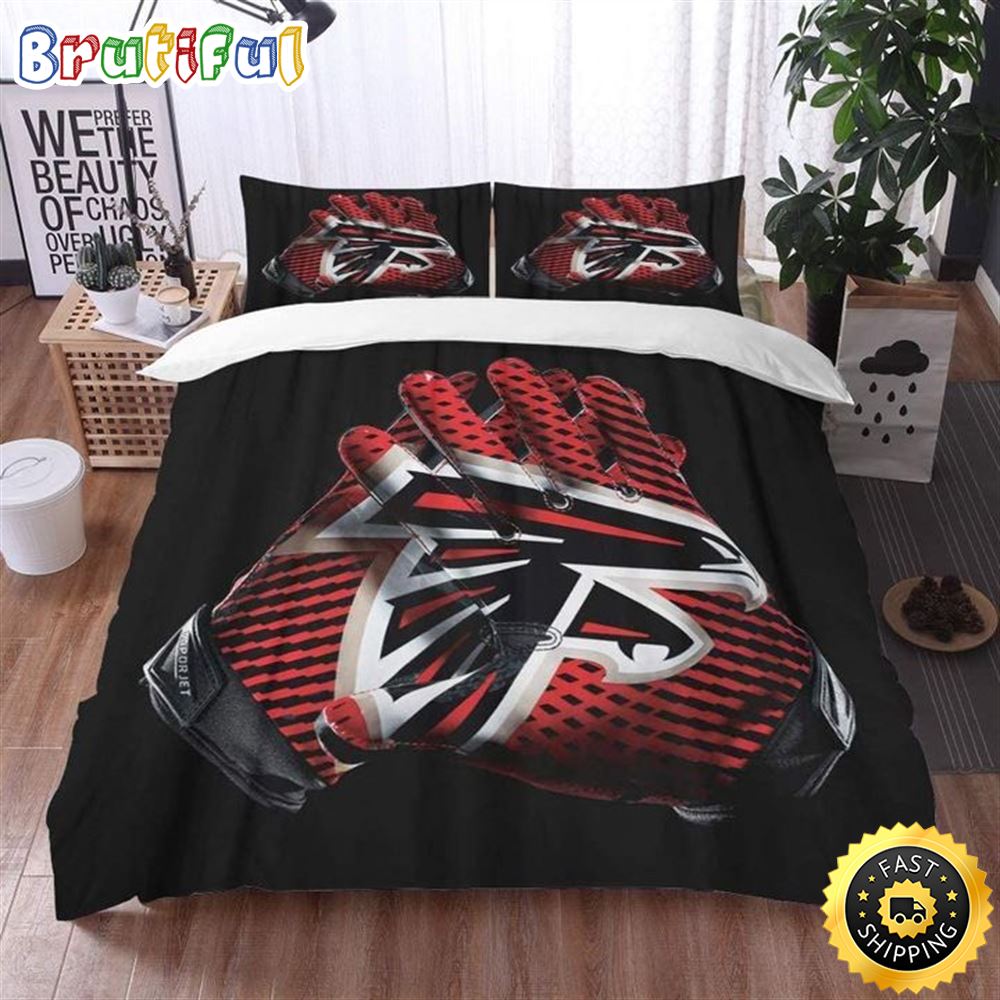 NFL Atlanta Falcons Black Bedding Set