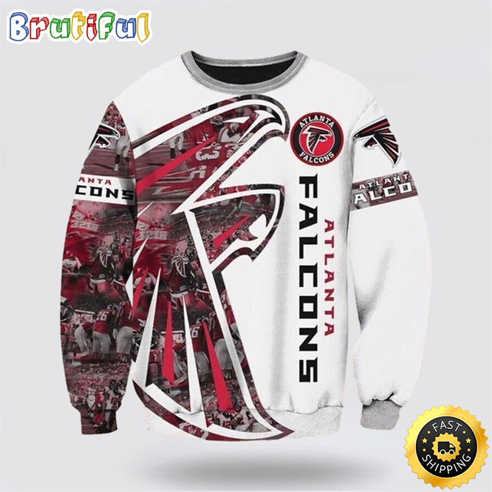 NFL Atlanta Falcons Crewneck Sweatshirt For Hot Fans
