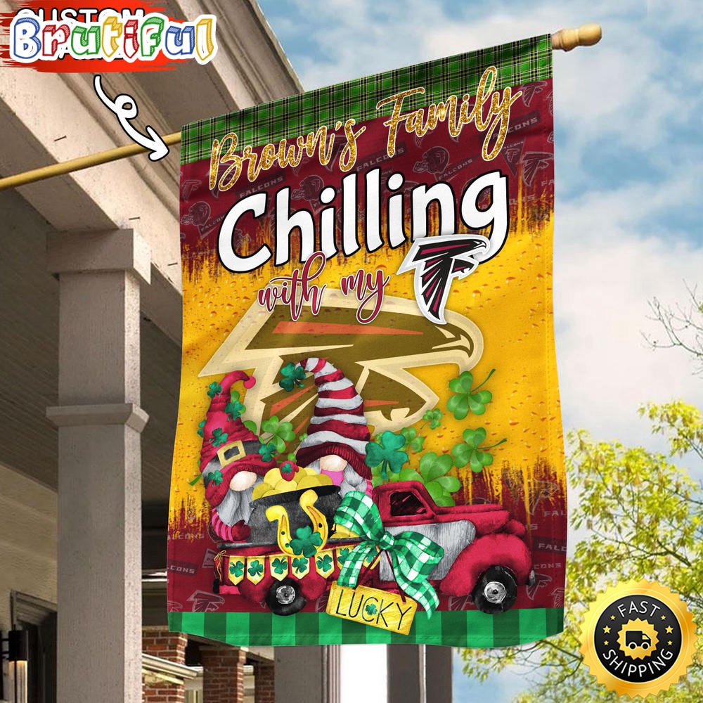 NFL Atlanta Falcons Garden Flag Patricks Day Flag Design