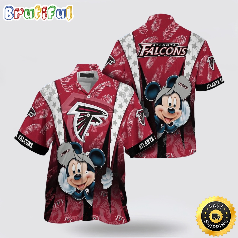 NFL Atlanta Falcons Hawaiian Shirt Mickey Mouse Ball